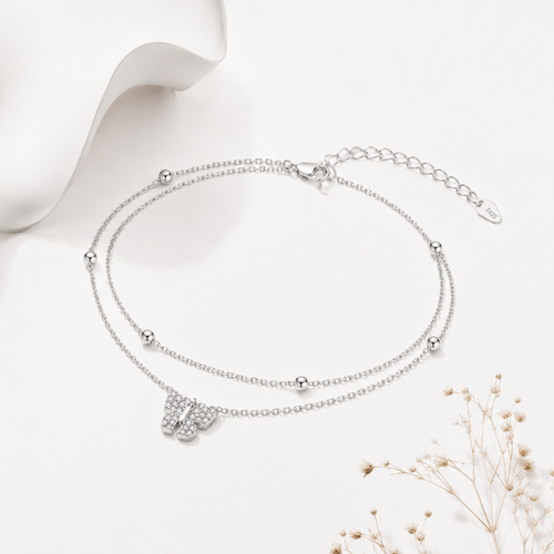 Butterfly Charm Anklet